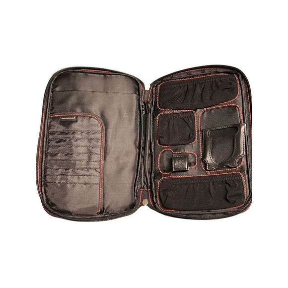 Monster Electronics Brown Travel Organizer Case Pouch Credit Card Heavy Duty - Picture 4 of 6